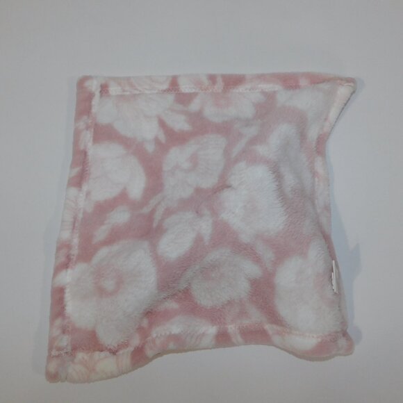 Lila & Jack Brown Mauve Teddy Bear w bow Floral Security Blanket Baby lovey nunu - Picture 6 of 7